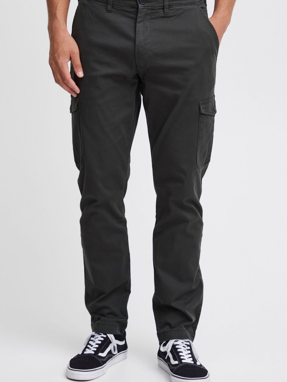 Indicode Cargohose Herren Baumwolle grau, 36-34