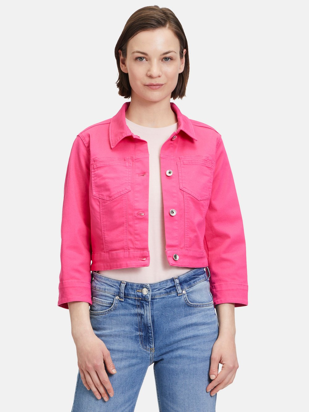 Betty Barclay Jeansjacke Damen Baumwolle rosa, 34