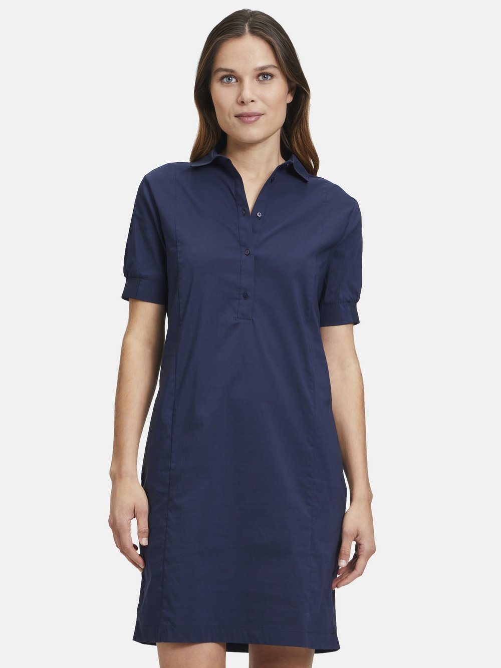 Betty & Co Casual-Kleid Damen Baumwolle blau, 38