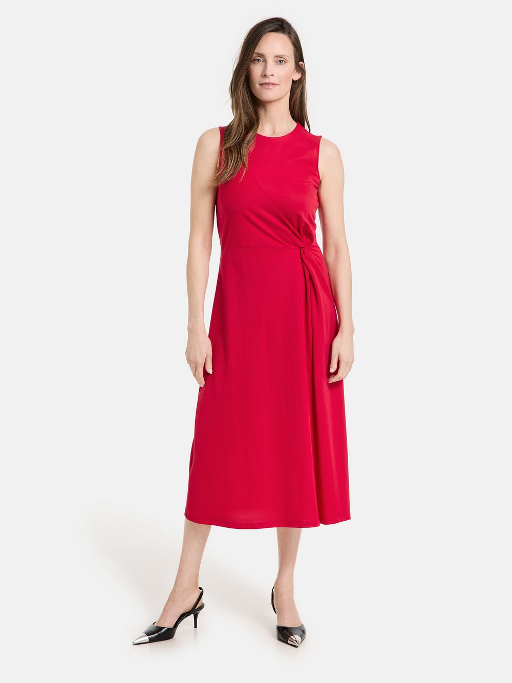 Gerry Weber Midikleid Damen Viskose rot, 46