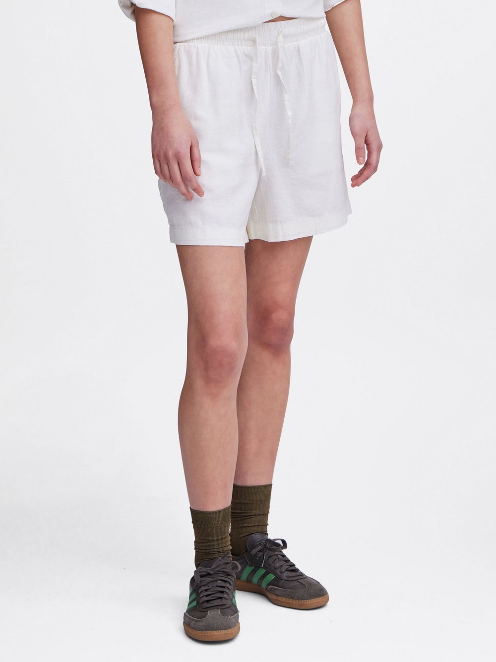 Ichi Shorts Damen weiß, 44