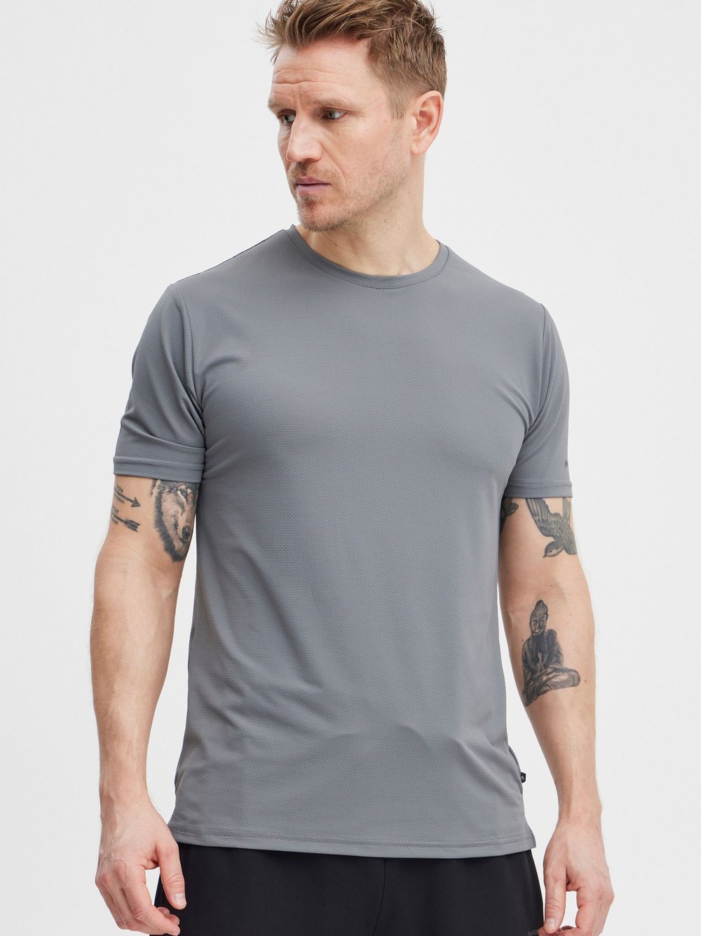 North Bend T-Shirt Herren grau, XXXL