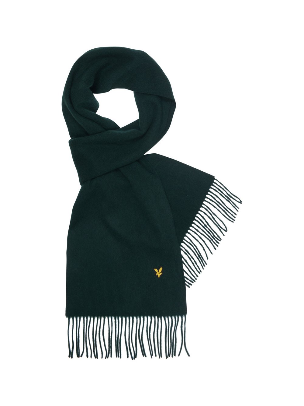 Lyle & Scott Strickschal Damen Wolle grün, ONE SIZE