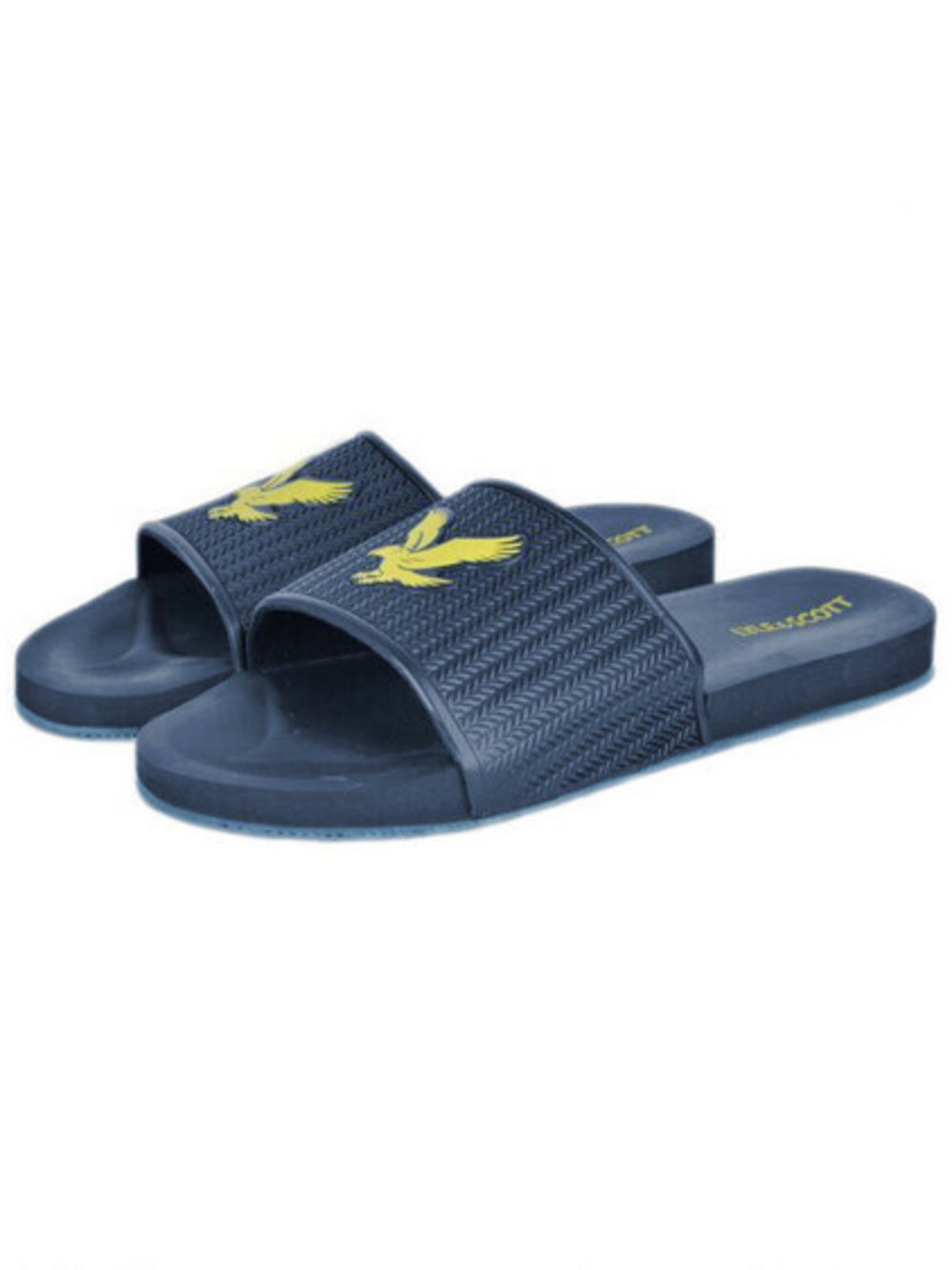 Lyle & Scott Flip Flops Herren Polyvinylchlorid blau, 46.5