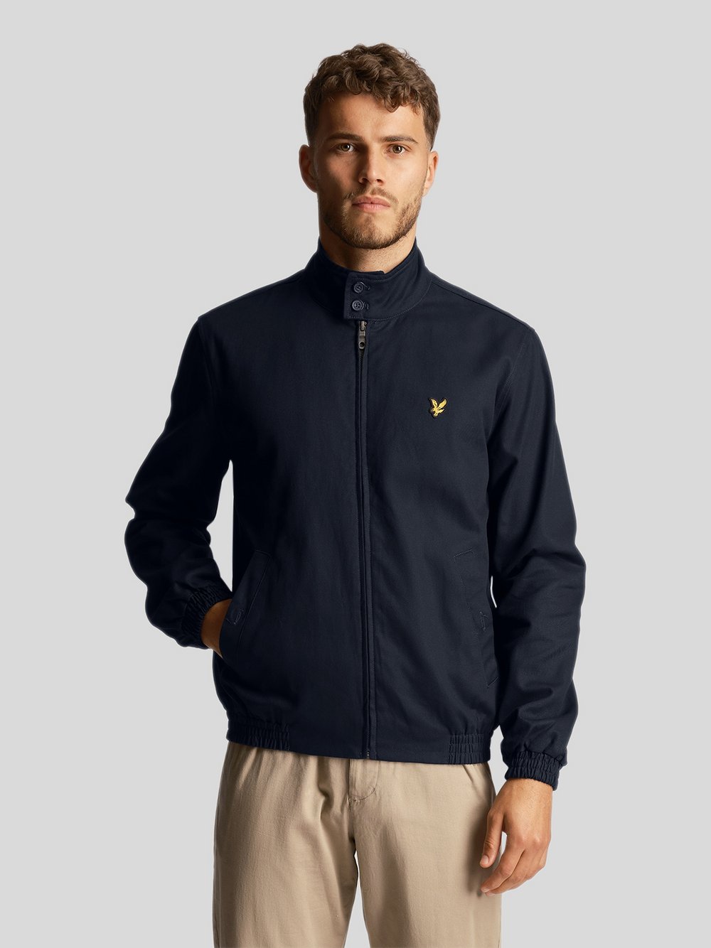 Lyle & Scott Jacke Herren Baumwolle blau, M