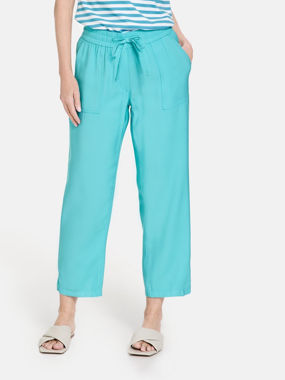 Gerry Weber 7/8 Hose Damen Viskose blau, 34