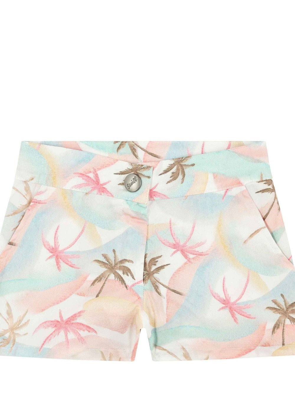 Steiff Shorts Mädchen pink bedruckt, 128