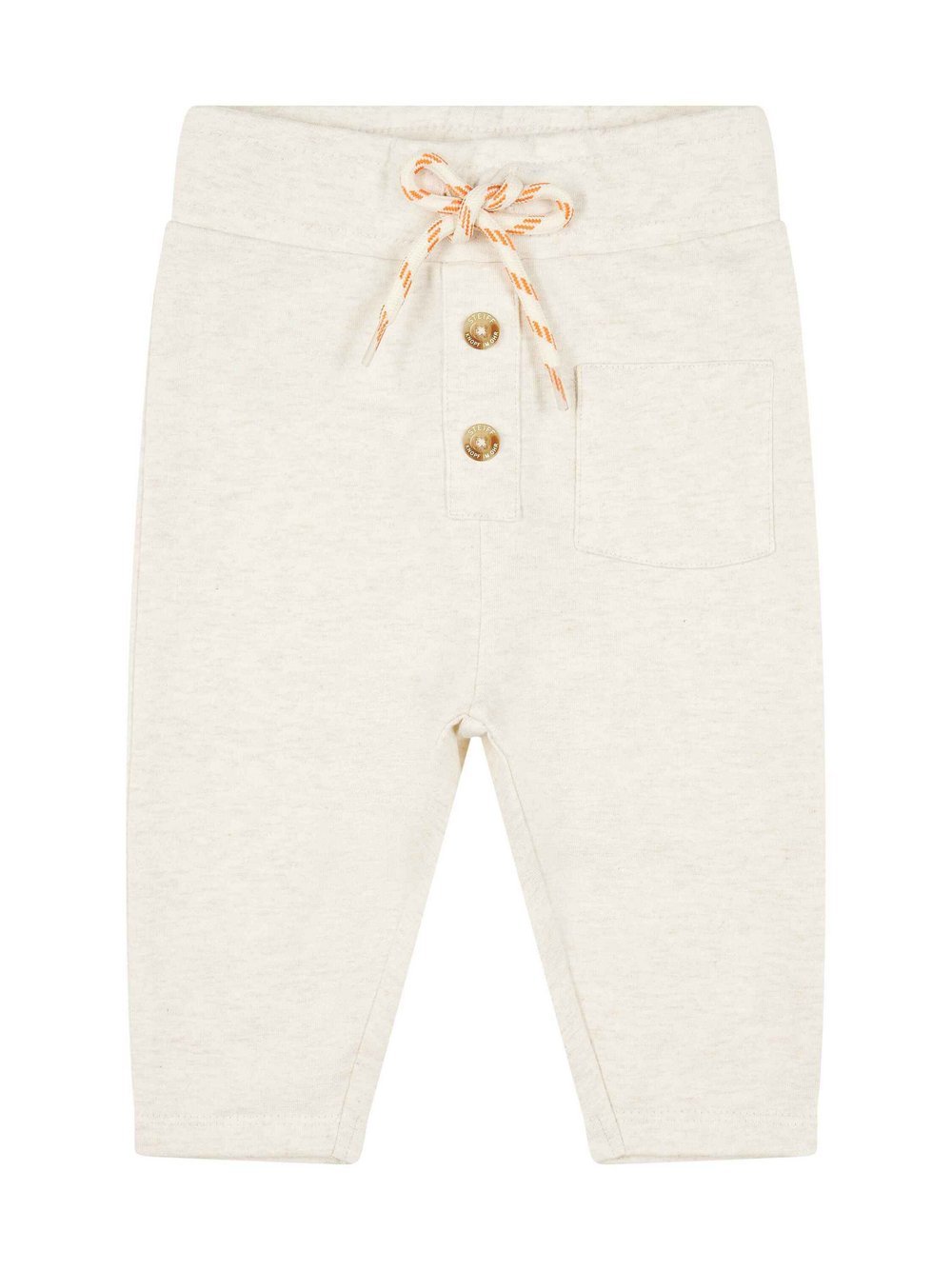 Steiff Jogginghose Mädchen Baumwolle beige, 80