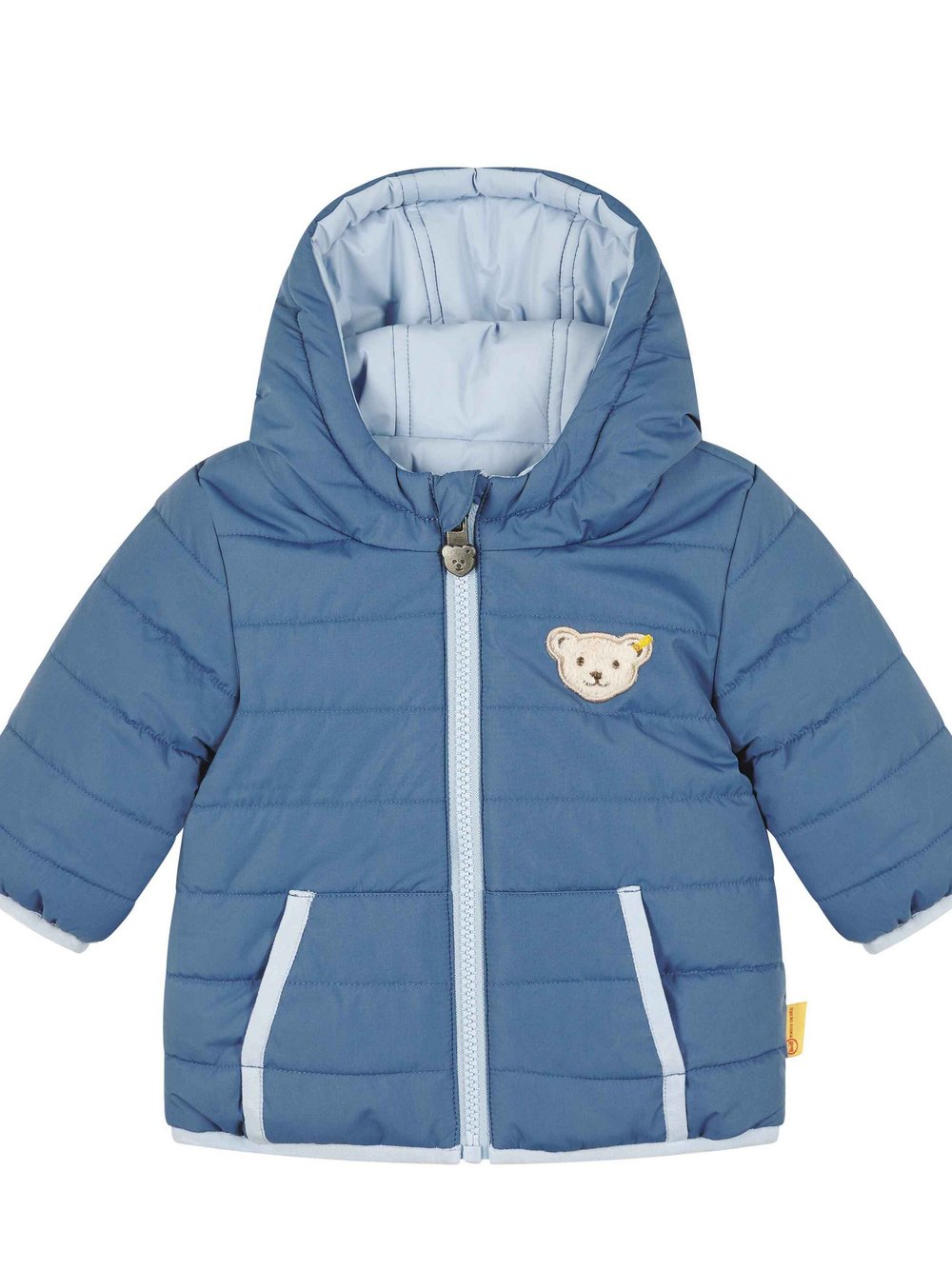 Steiff Wendejacke Jungen blau gemustert, 56