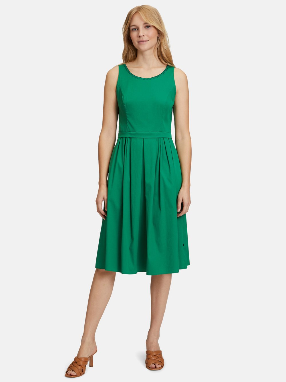 Vera Mont Sommerkleid Damen Baumwolle grün, 42