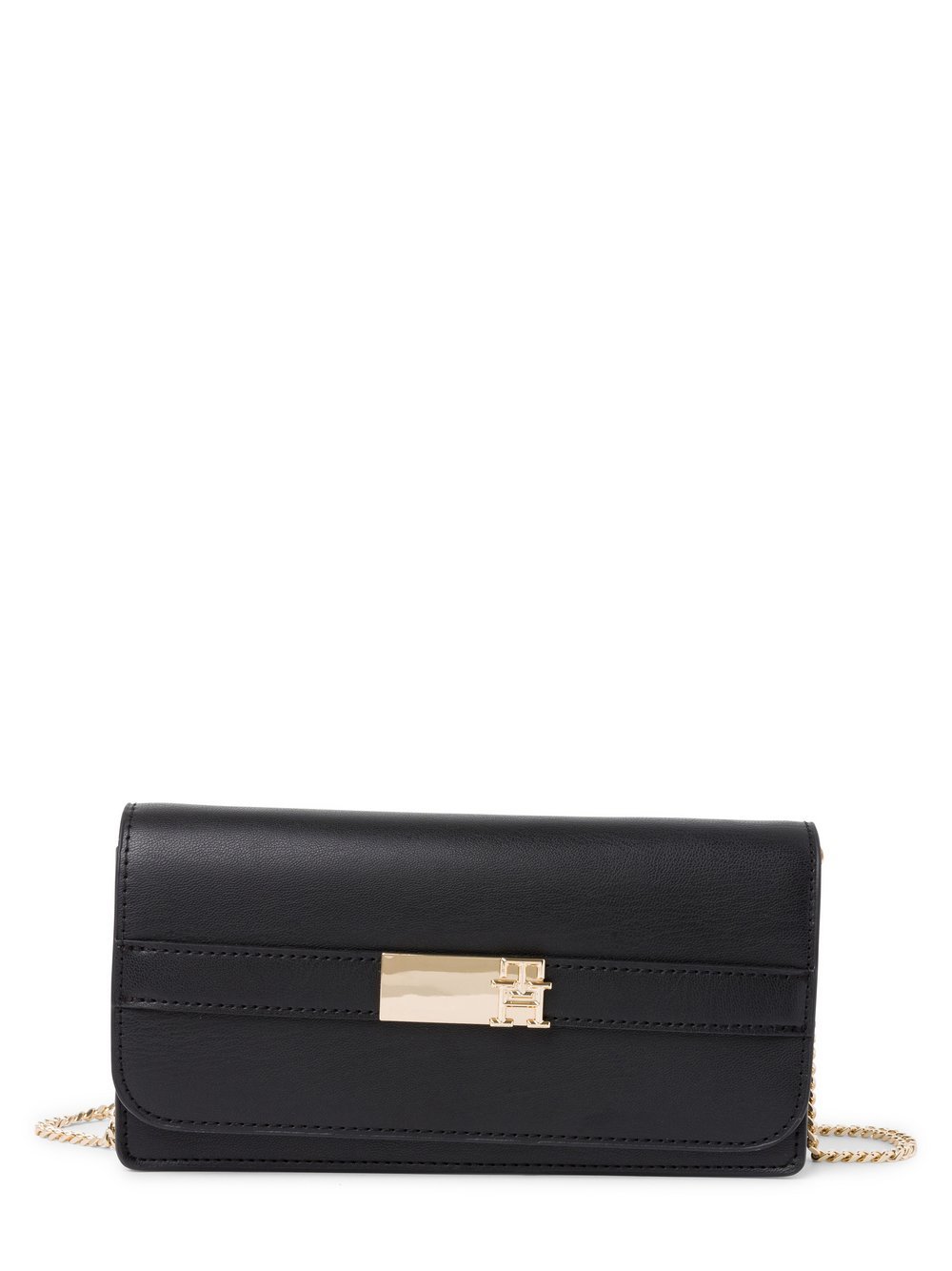 Tommy Hilfiger Clutch Damen Kunstleder schwarz, ONE SIZE