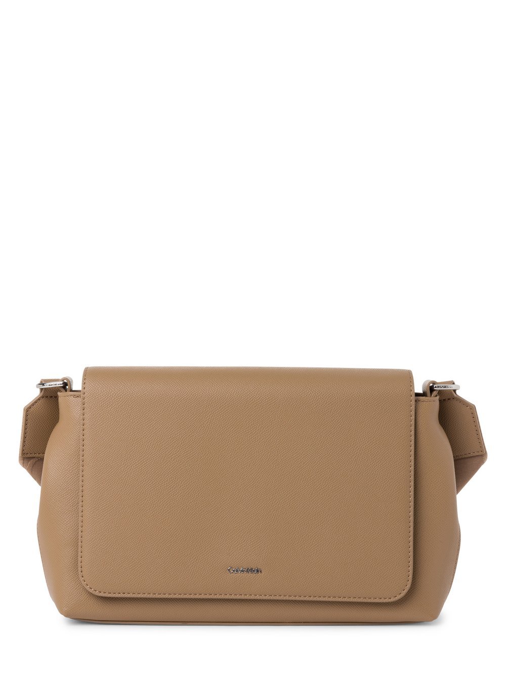 Calvin Klein Schultertasche Damen Kunstleder beige, ONE SIZE