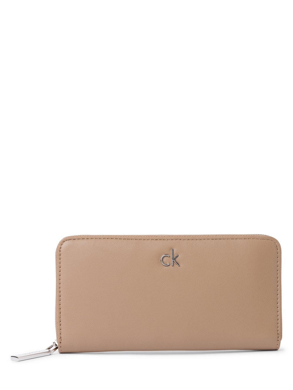 Calvin Klein Geldbörse Damen Kunstleder beige, ONE SIZE