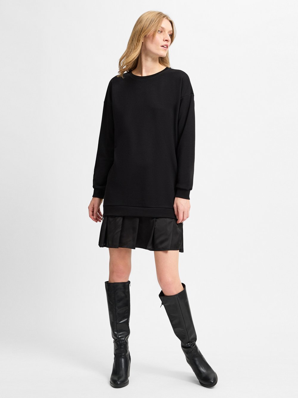 Liu Jo Collection Kleid Damen Sweat schwarz, XS