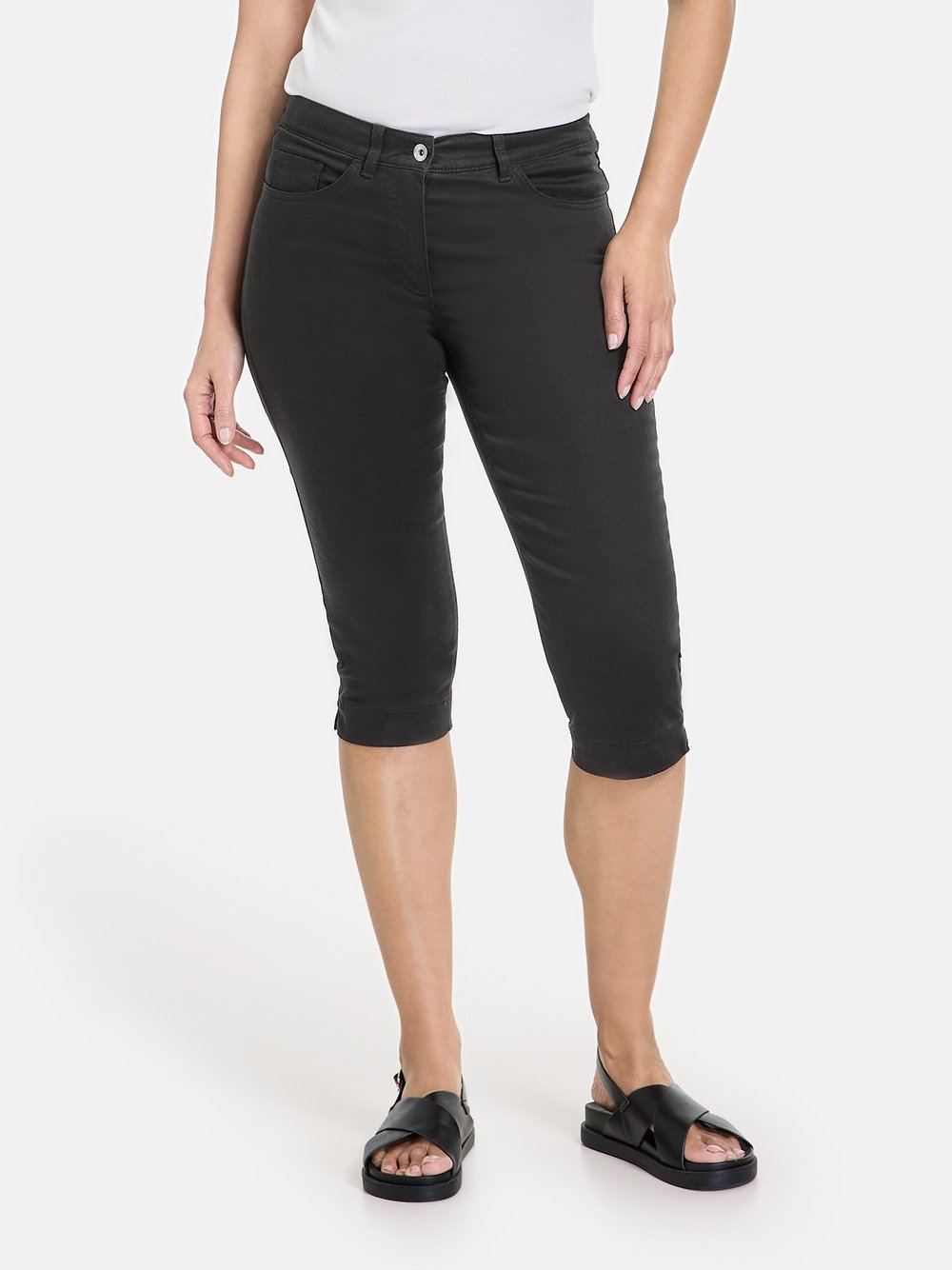 Gerry Weber Caprihose Damen Lyocell schwarz, 40