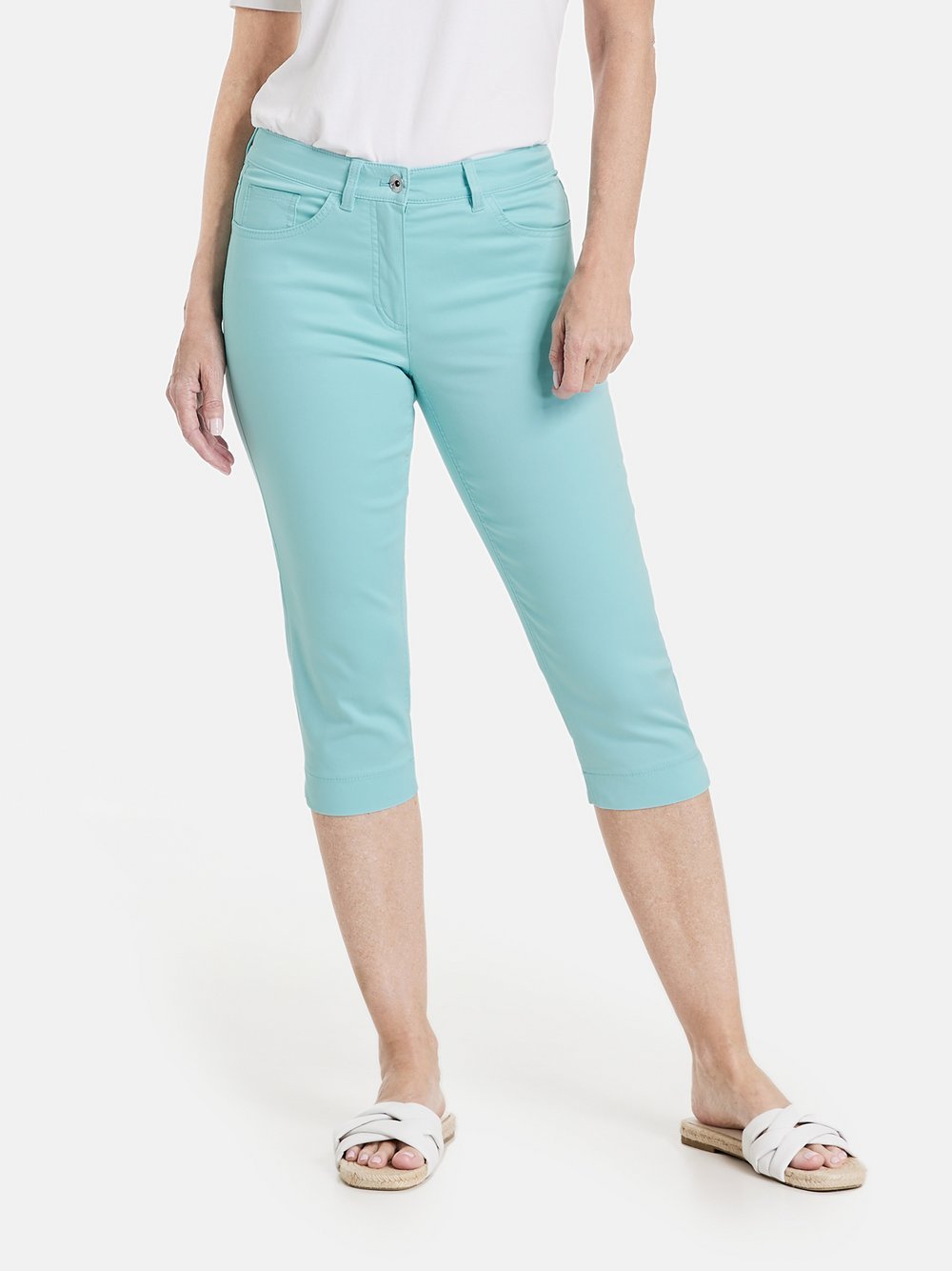 Gerry Weber Caprihose Damen Lyocell blau, 34