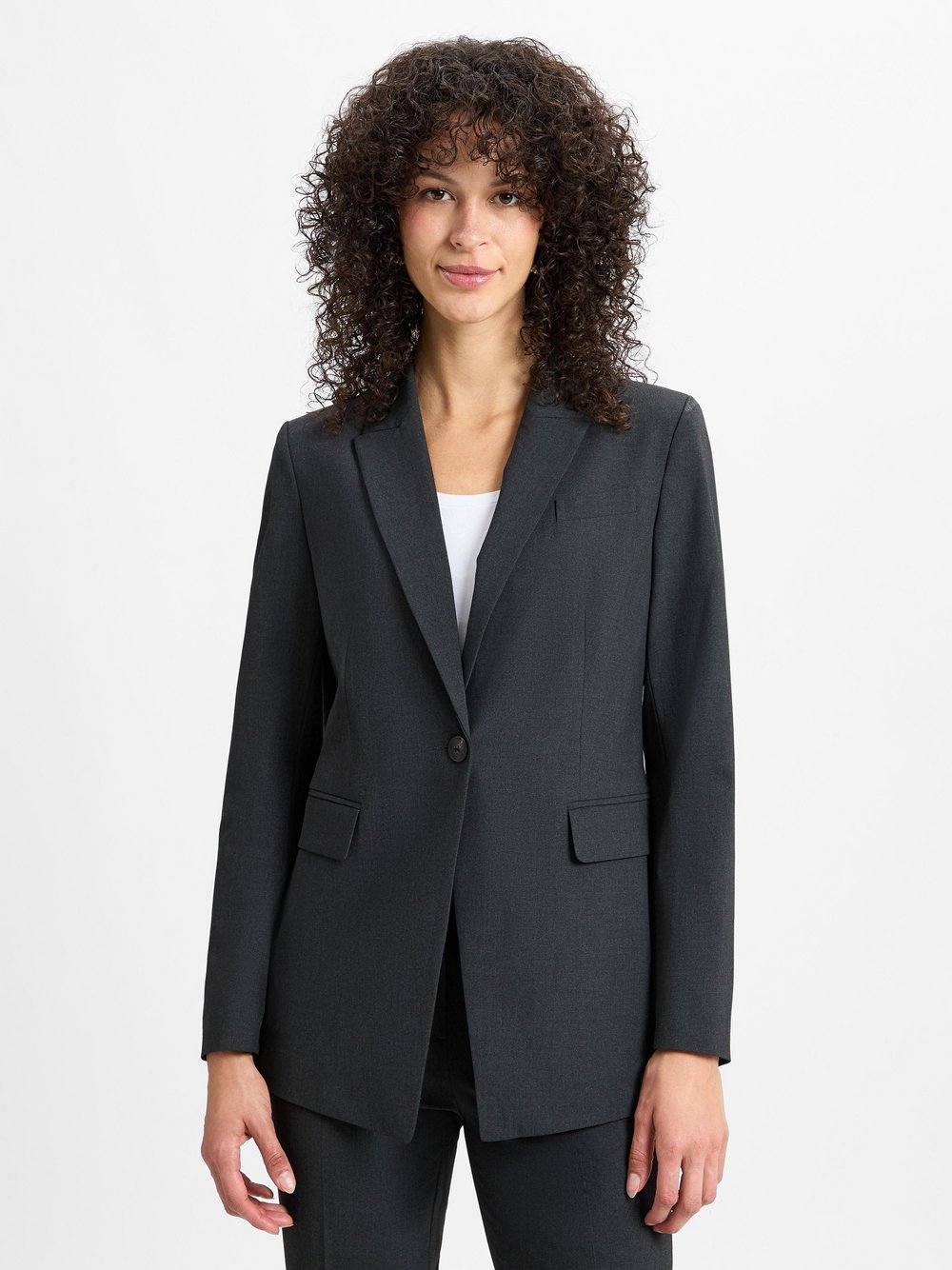 IPURI Baukasten-Blazer Damen grau meliert, 36