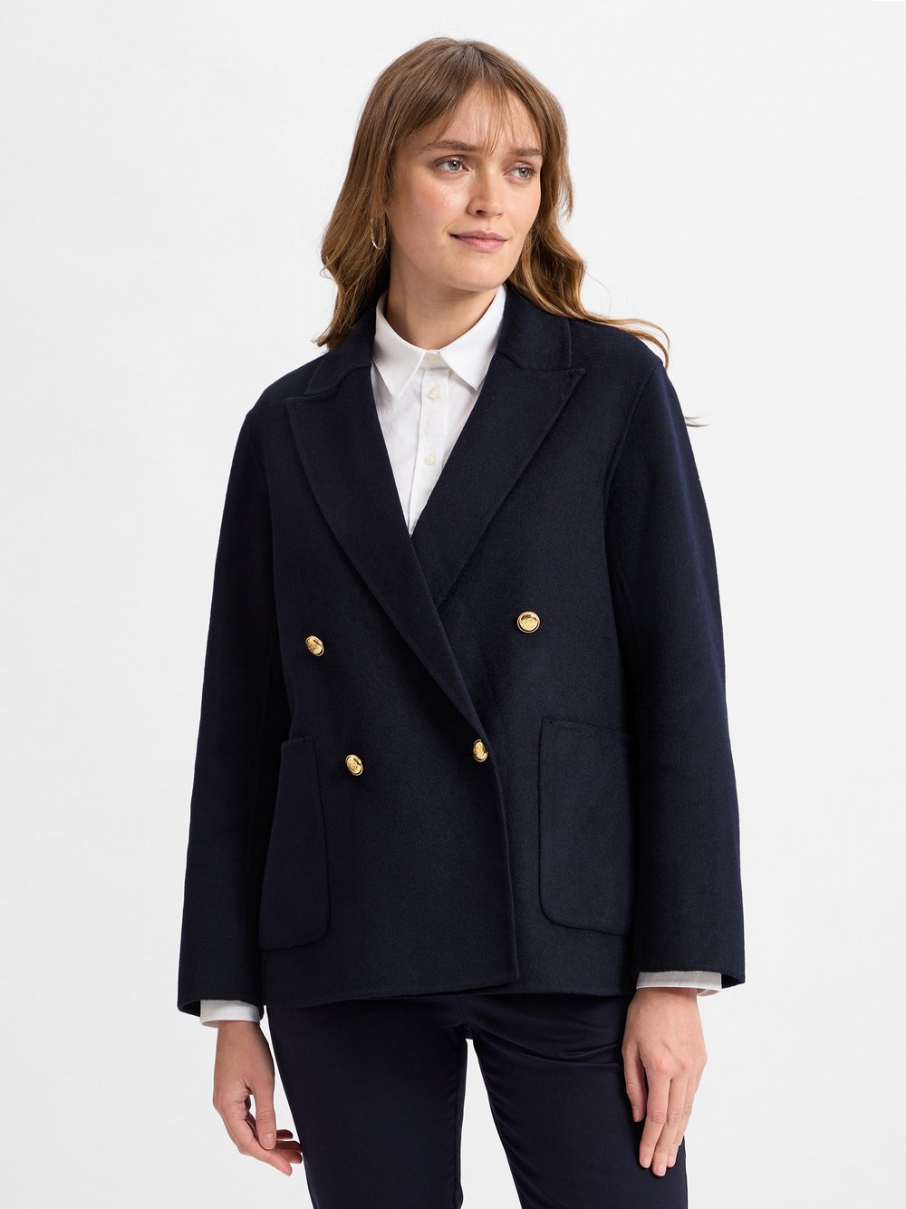 Gant Blazer mit Woll-Anteil Damen Wolle blau, 40