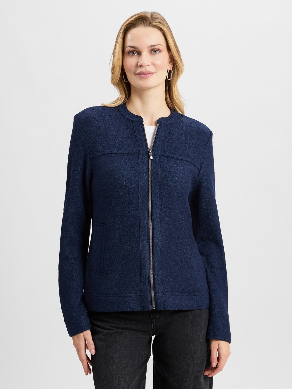 Olsen Blouson Damen Wolle blau, 44