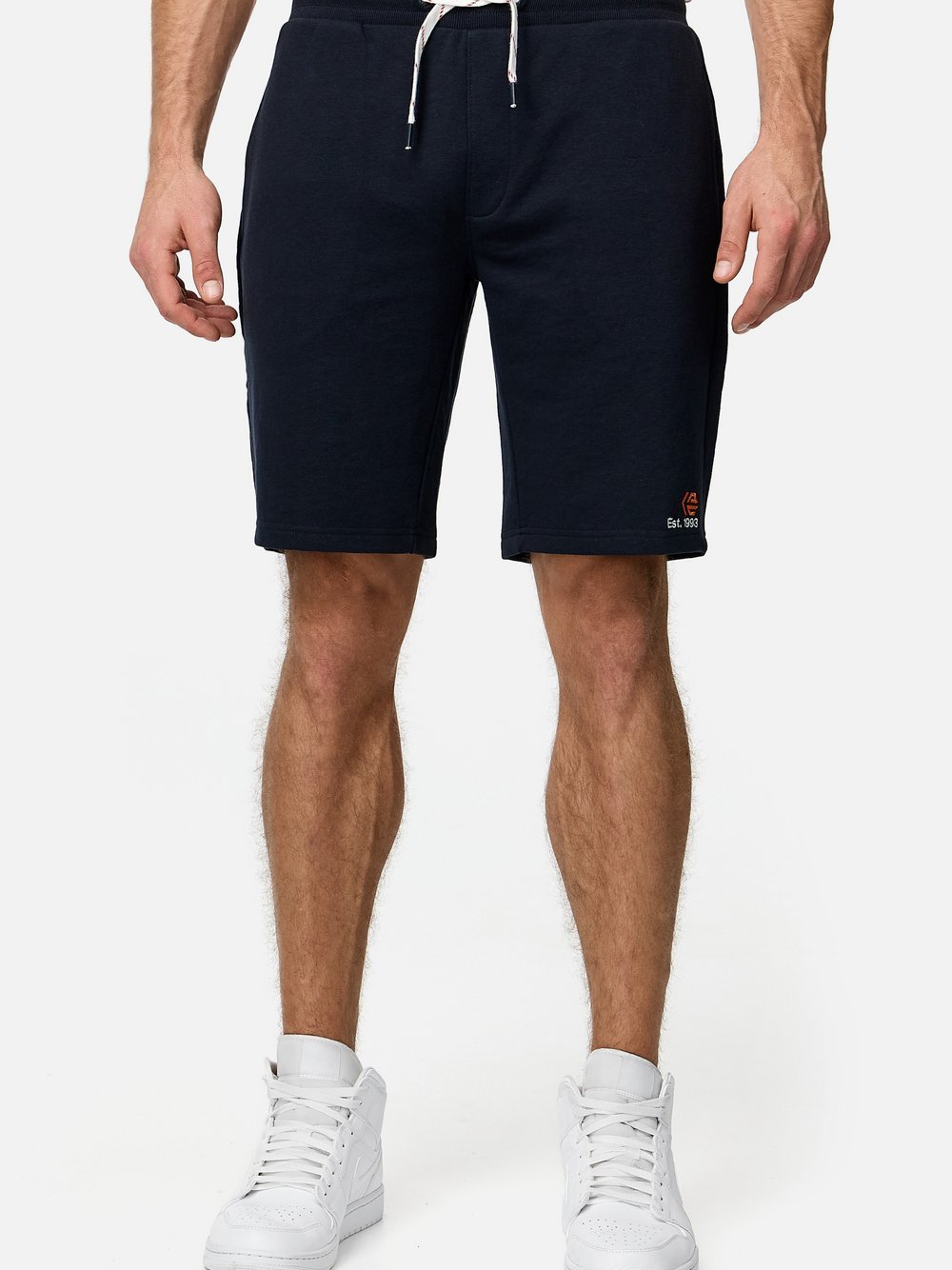 Indicode Shorts Sweat Herren Baumwolle blau, XL