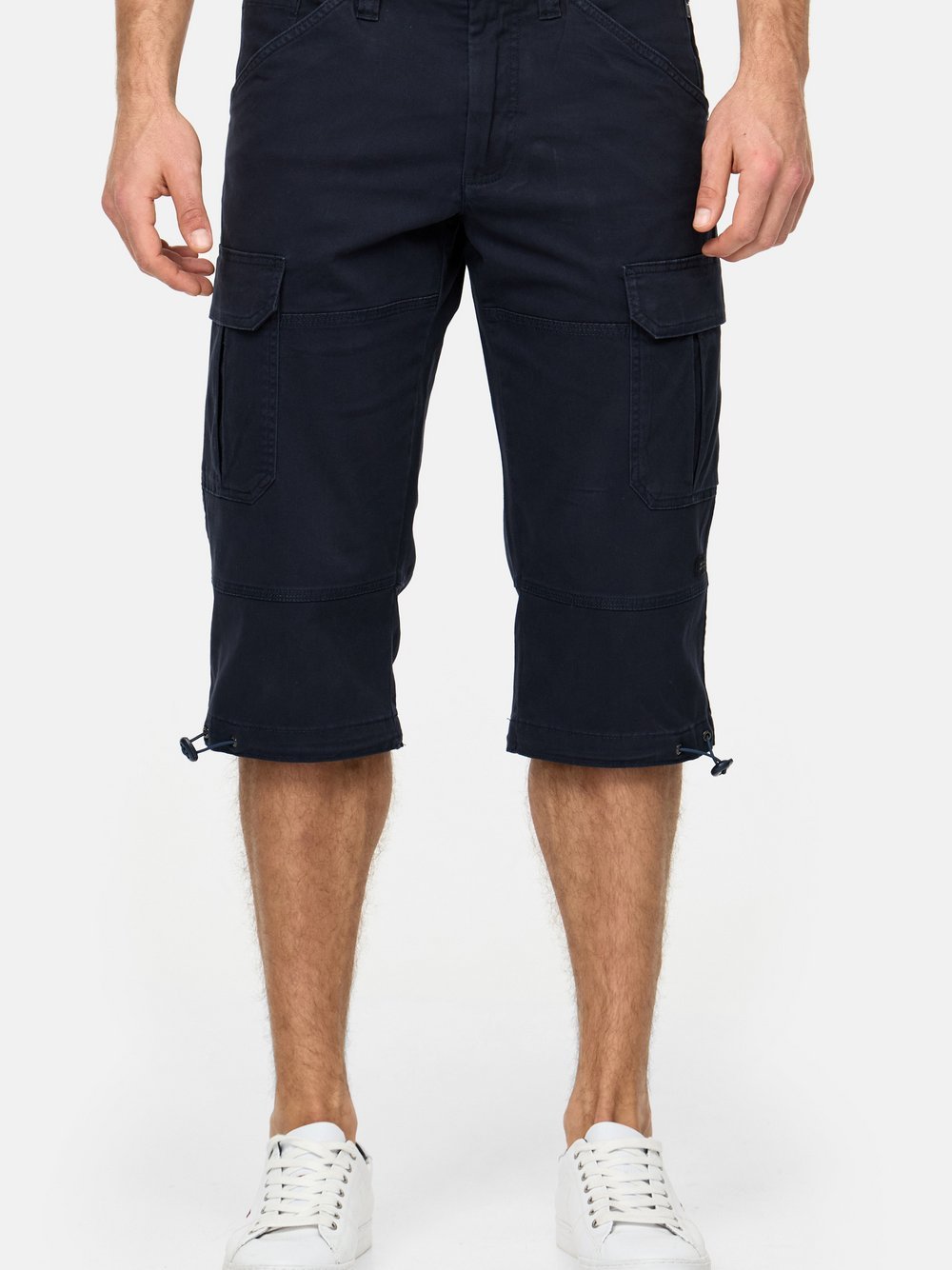 Indicode Shorts Cargo Herren Baumwolle blau, M