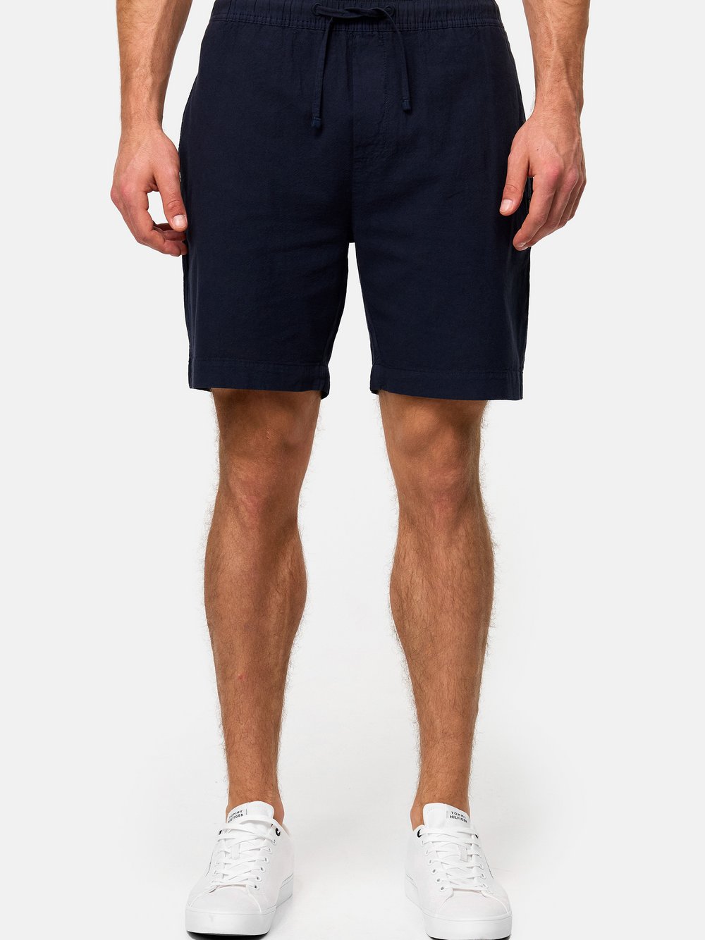 Indicode Shorts Chino Herren Baumwolle blau, L