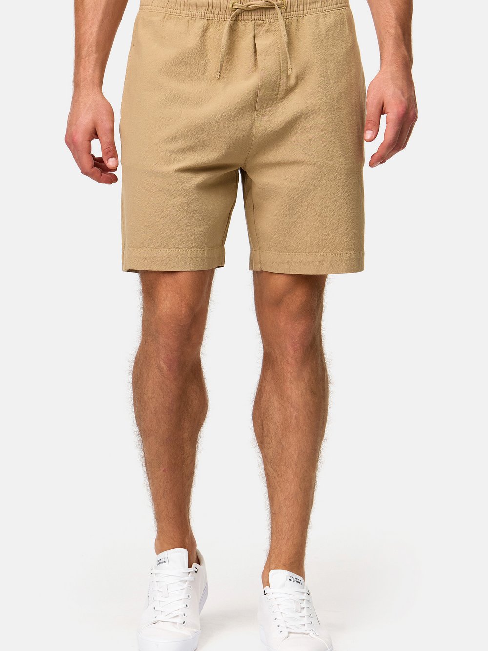 Indicode Shorts Chino Herren Baumwolle beige, XXL