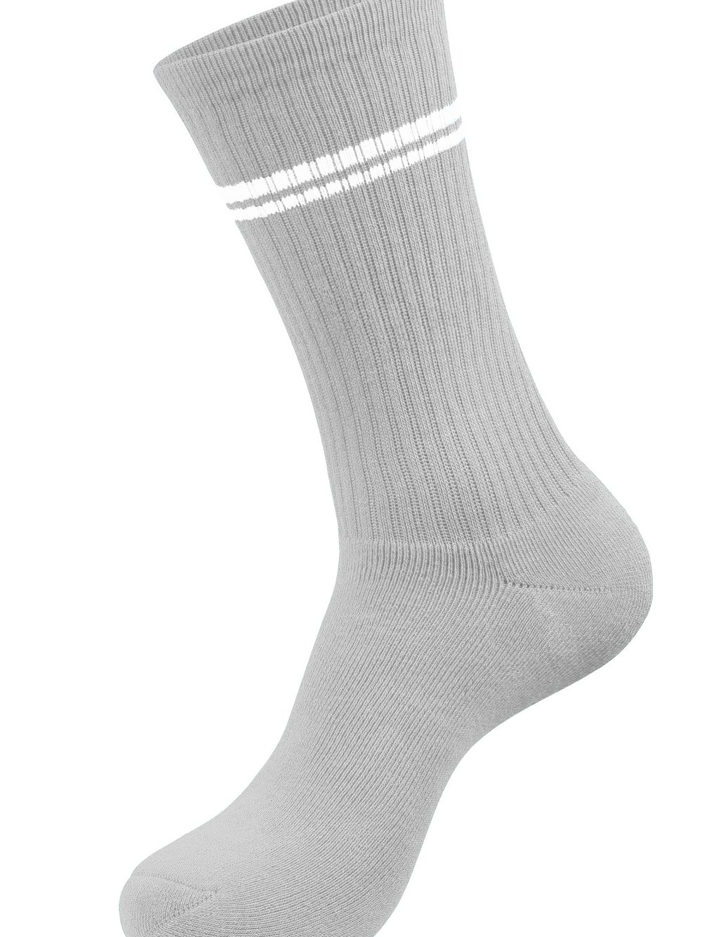 Indicode Socken 6 Paar Herren Baumwolle grau, 43-46