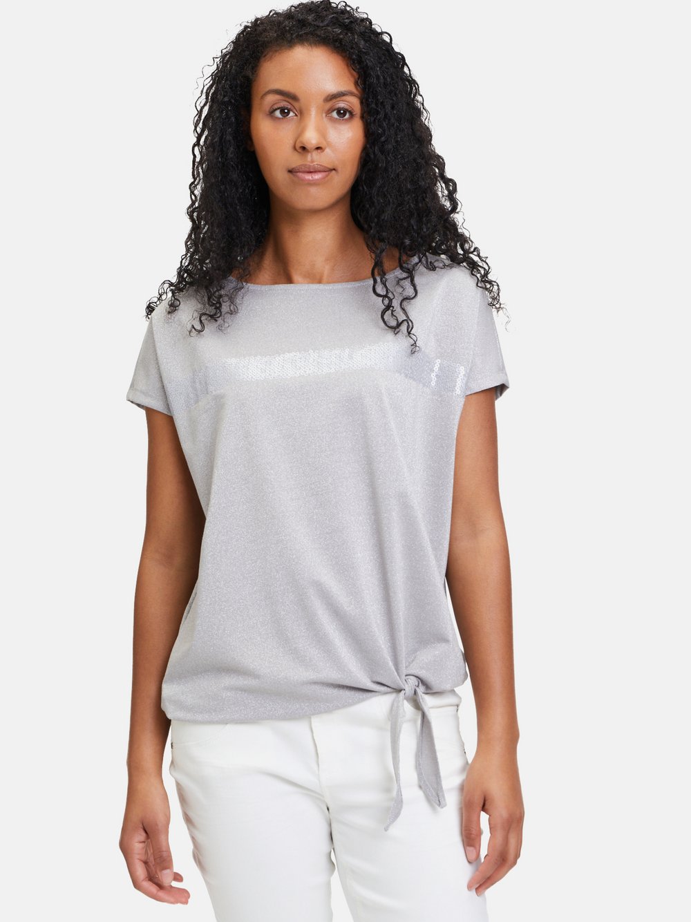 Betty Barclay Halbarm-Shirt Damen Viskose grau, 38