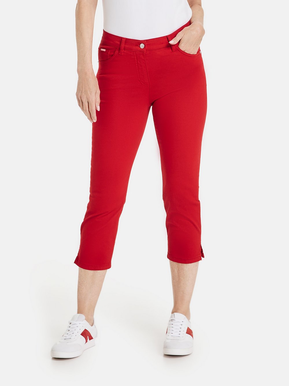 Gerry Weber 3/4 Jeans Damen Baumwolle rot, 38