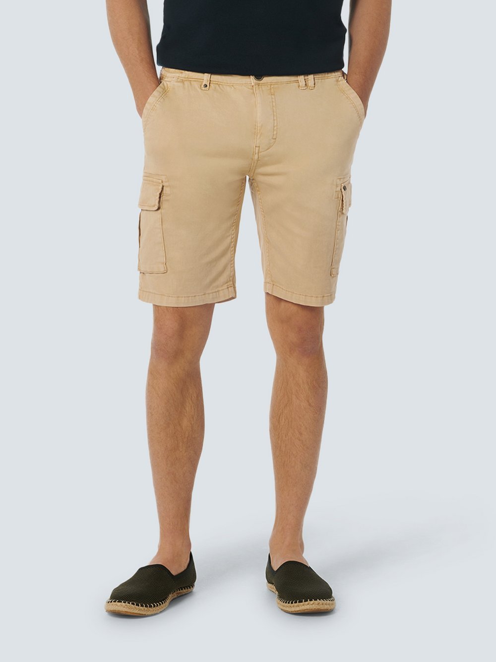 No Excess Cargo-Short Herren Baumwolle beige, 40