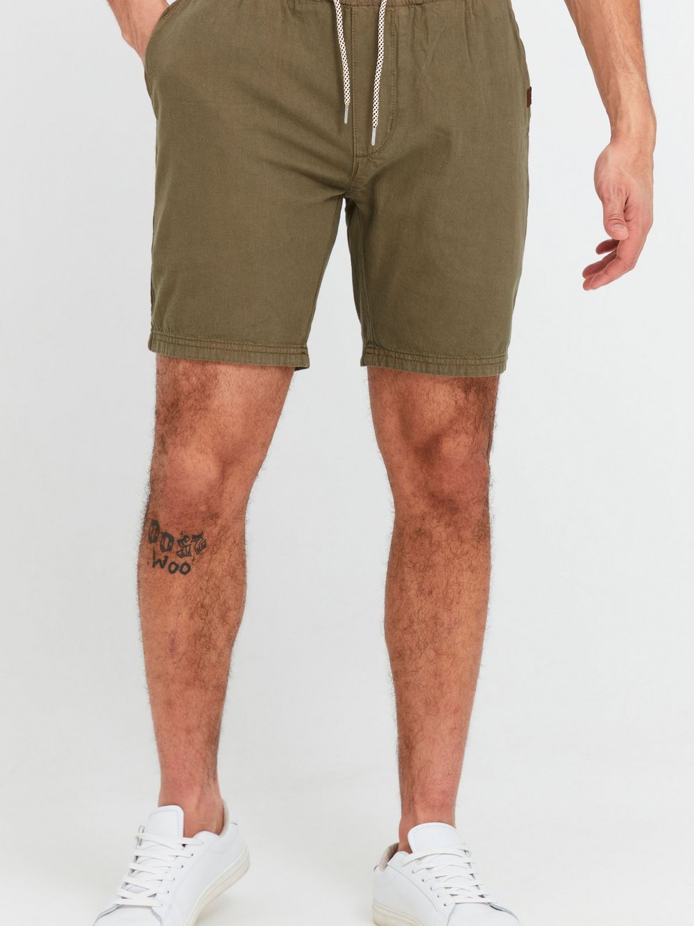 Indicode Shorts Herren Baumwolle grün, XXXL