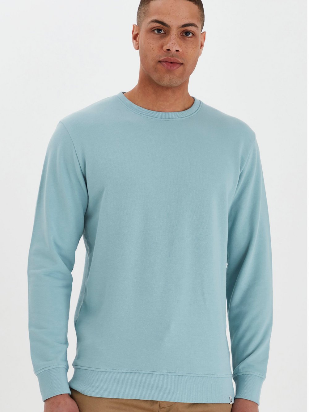 Indicode Sweatshirt Herren Baumwolle blau, XXL