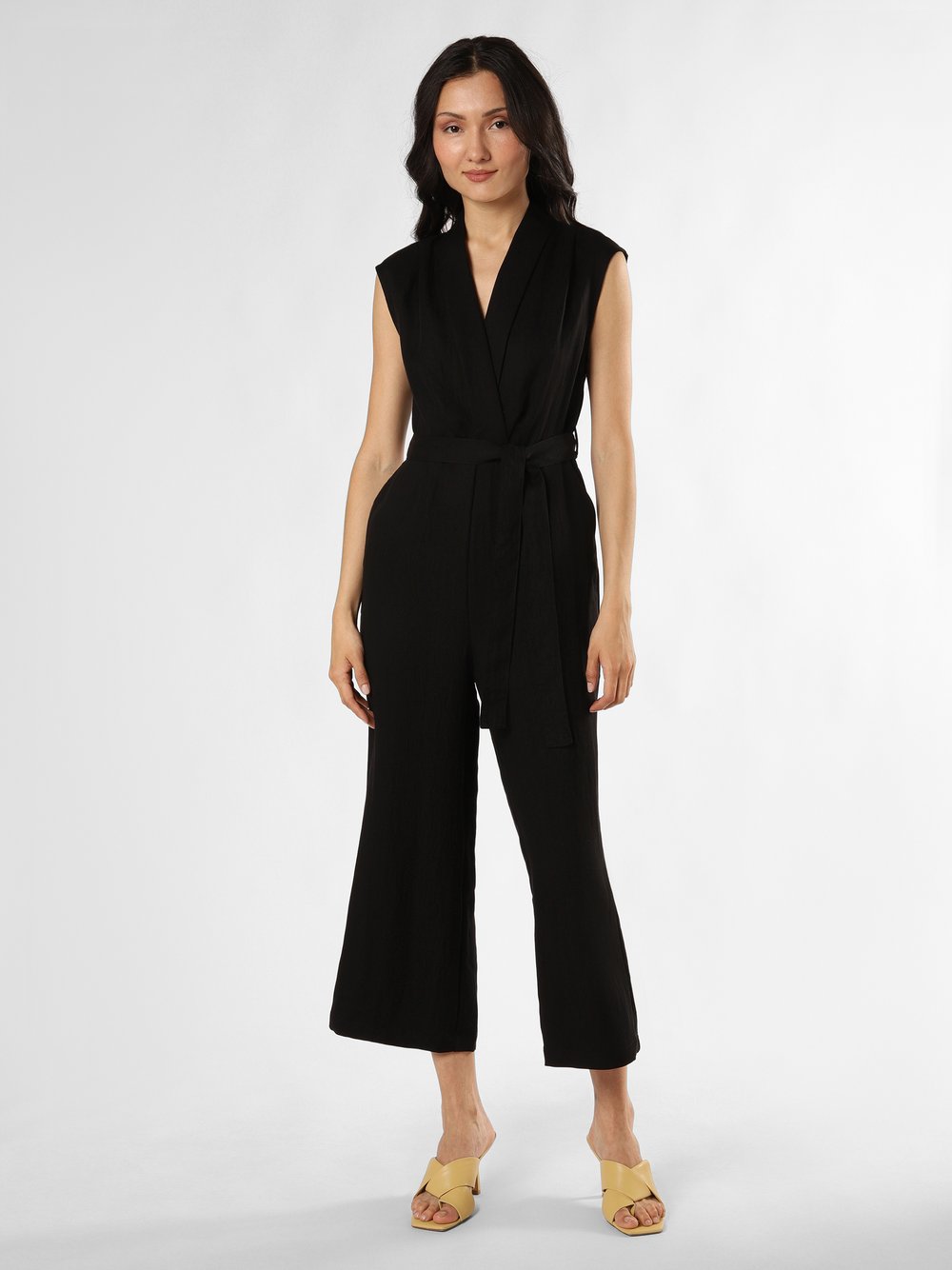 zero Jumpsuit Damen Lyocell schwarz, 36