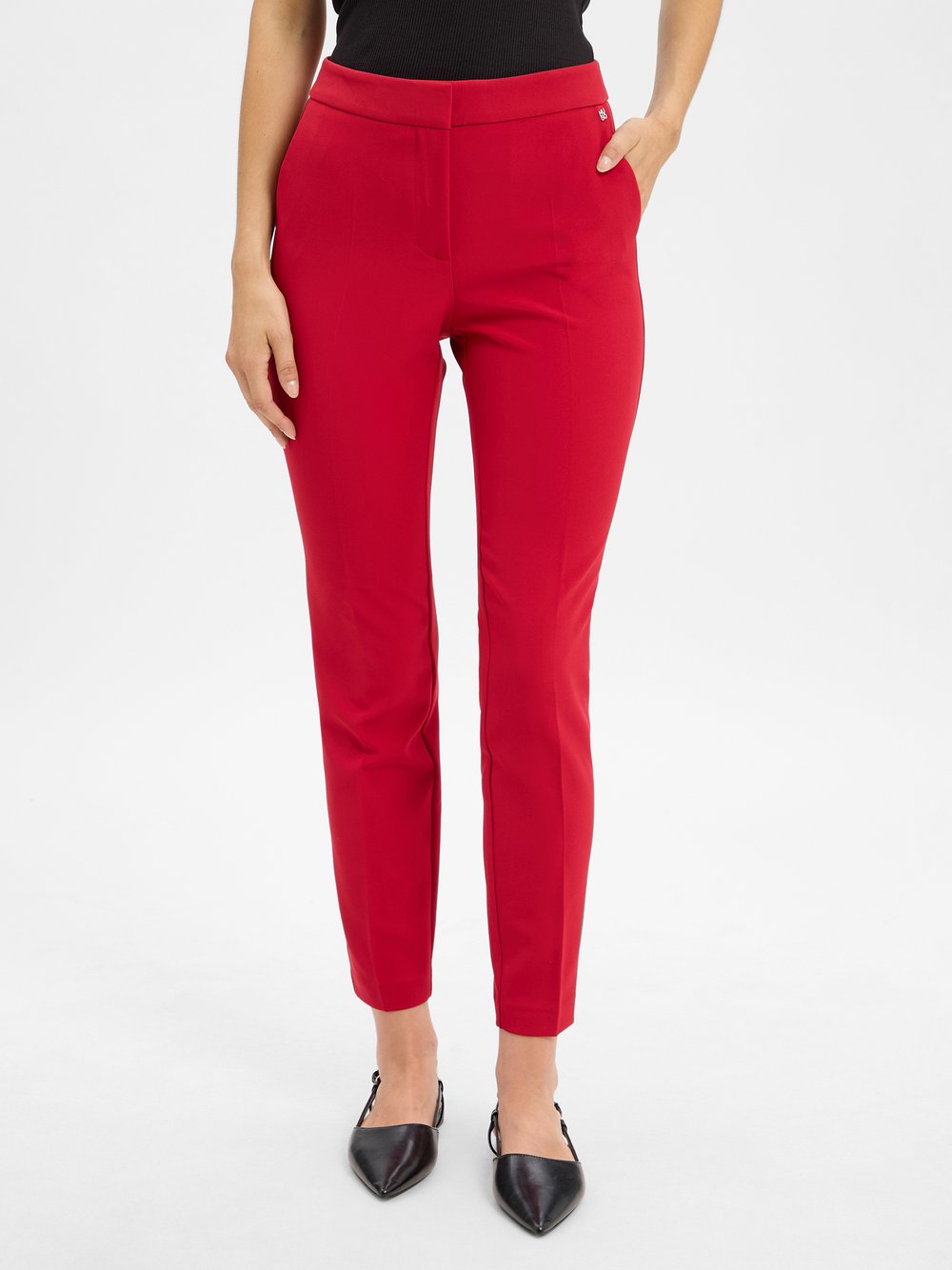 Thumbnail - HUGO Stoffhose Damen rot, 38