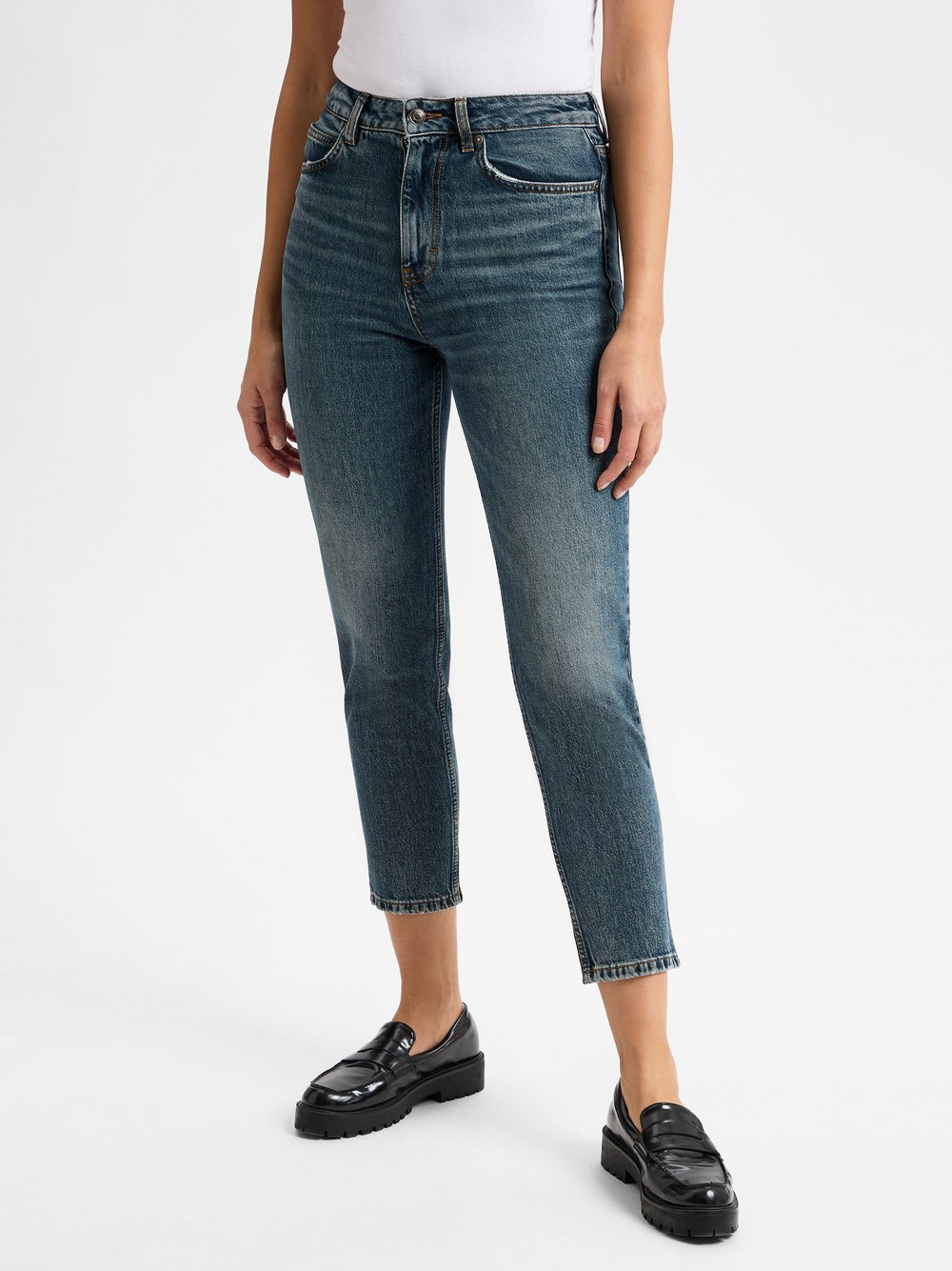 HUGO Jeans Damen Baumwolle blau, 27-32