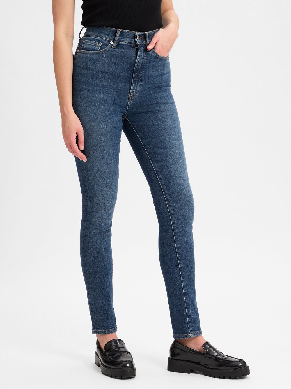 HUGO Jeans Damen Baumwolle blau, 31-32