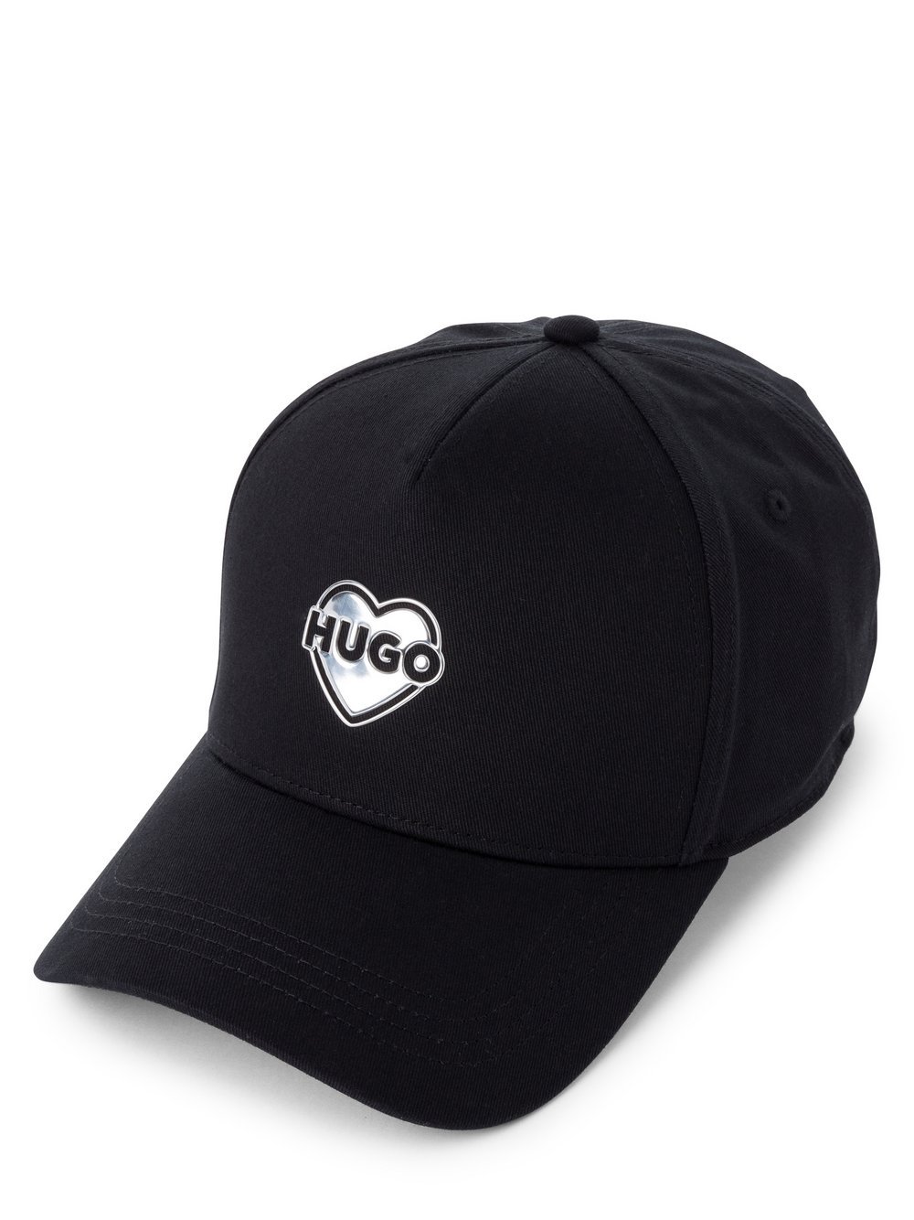 HUGO Cap Damen Baumwolle schwarz, ONE SIZE