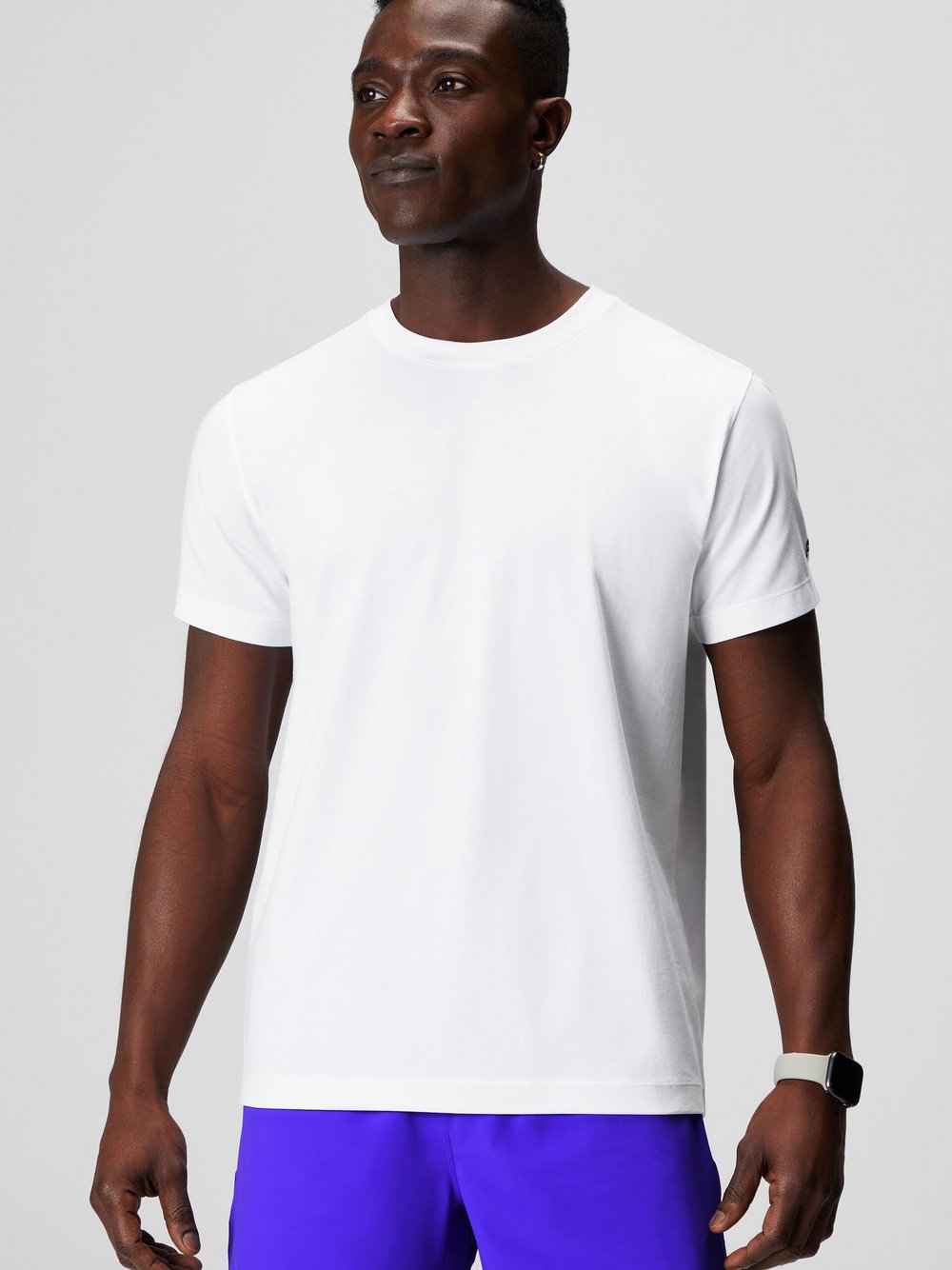 Fabletics T-Shirt Herren weiß, M