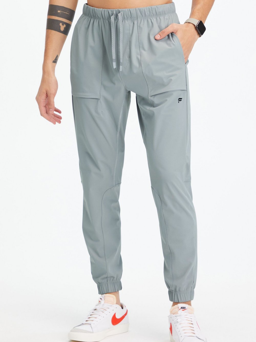 Fabletics Trainingshose Herren grau, L
