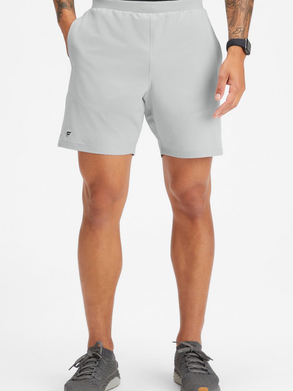 Fabletics Shorts Herren grau, M