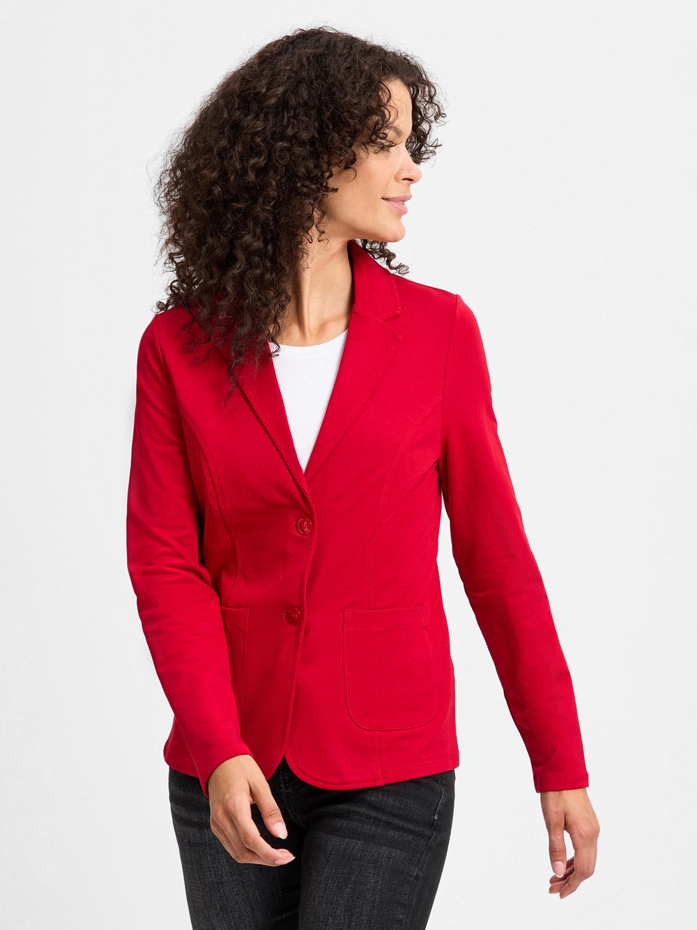 Street One Blazer Damen Baumwolle rot, 44