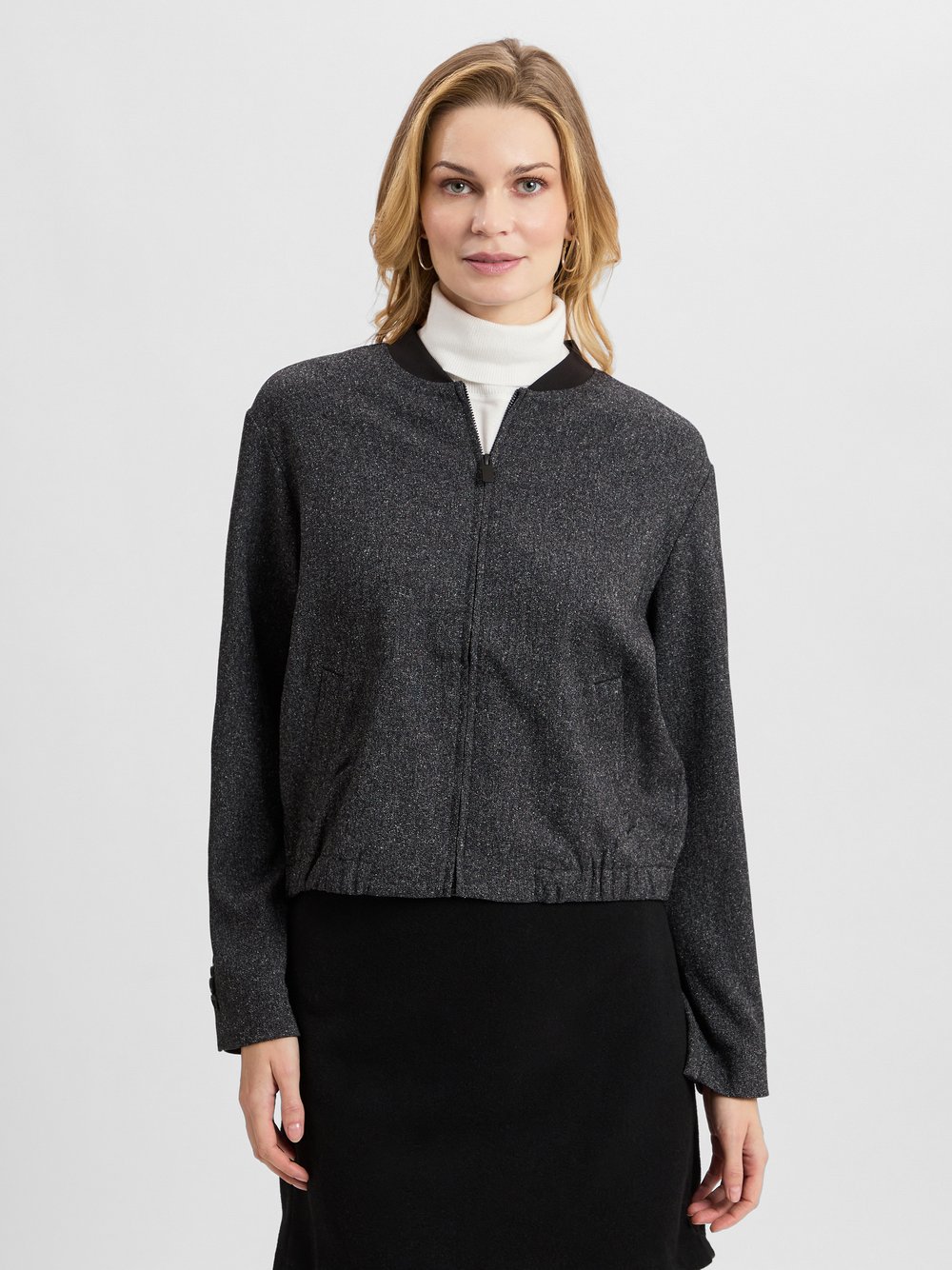 Opus Blouson Damen schwarz gemustert, 34