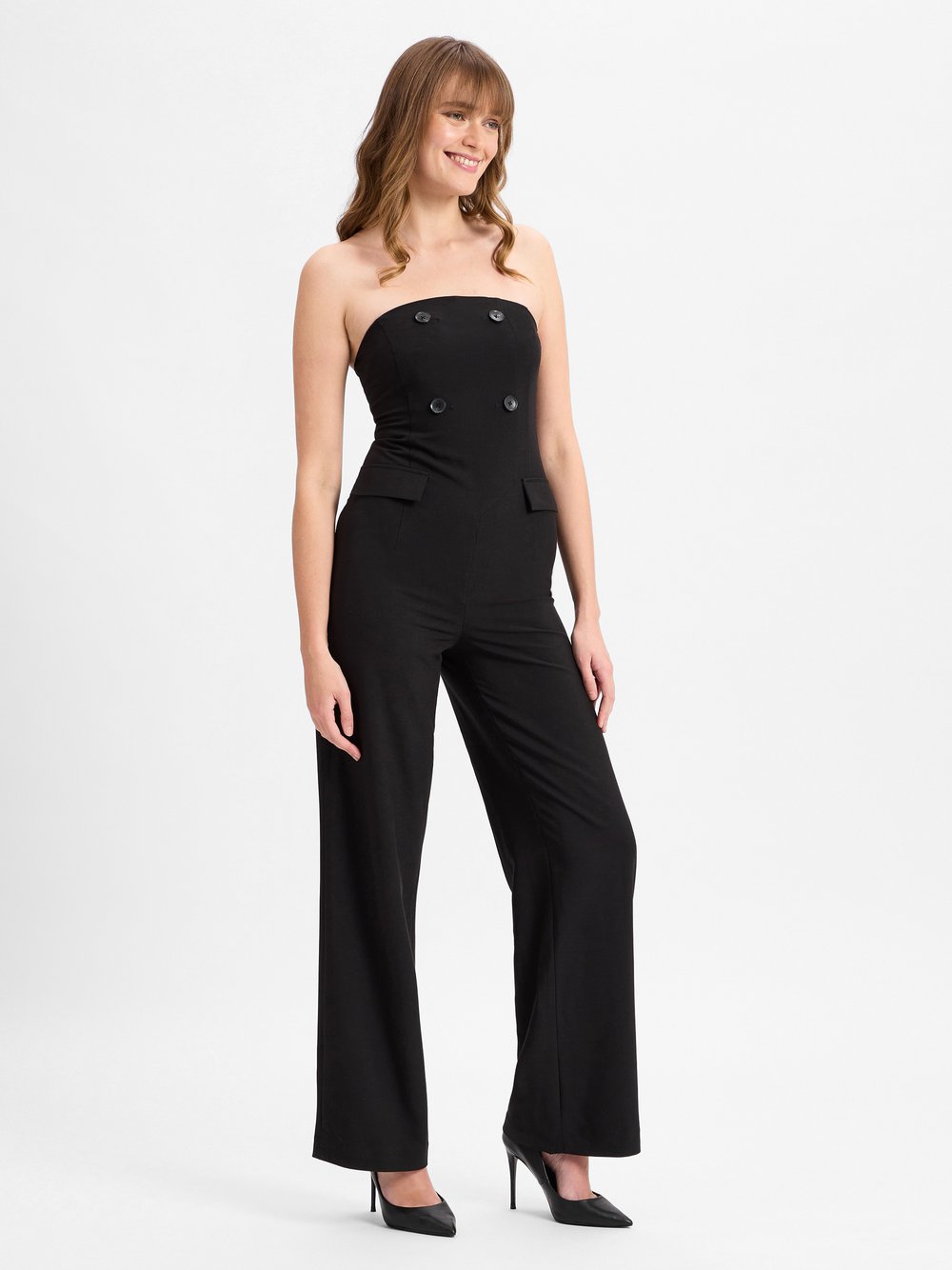 EDITED Jumpsuit Damen schwarz, 38