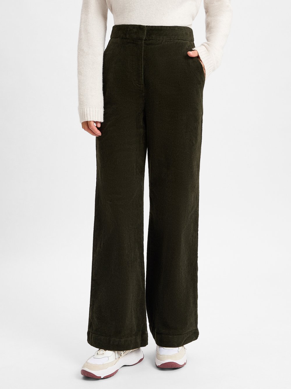 Msch Copenhagen Cordhose Damen grün, L