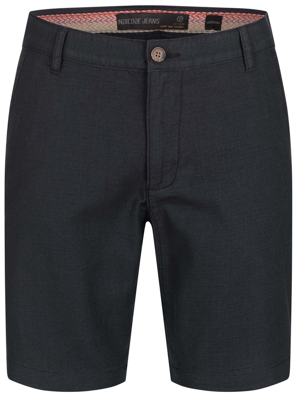 Indicode Shorts Indoros Herren Baumwolle schwarz, 5XL