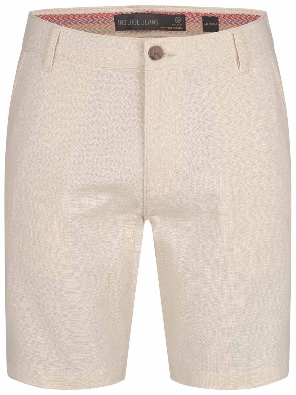 Indicode Shorts Indoros Herren Baumwolle beige, S