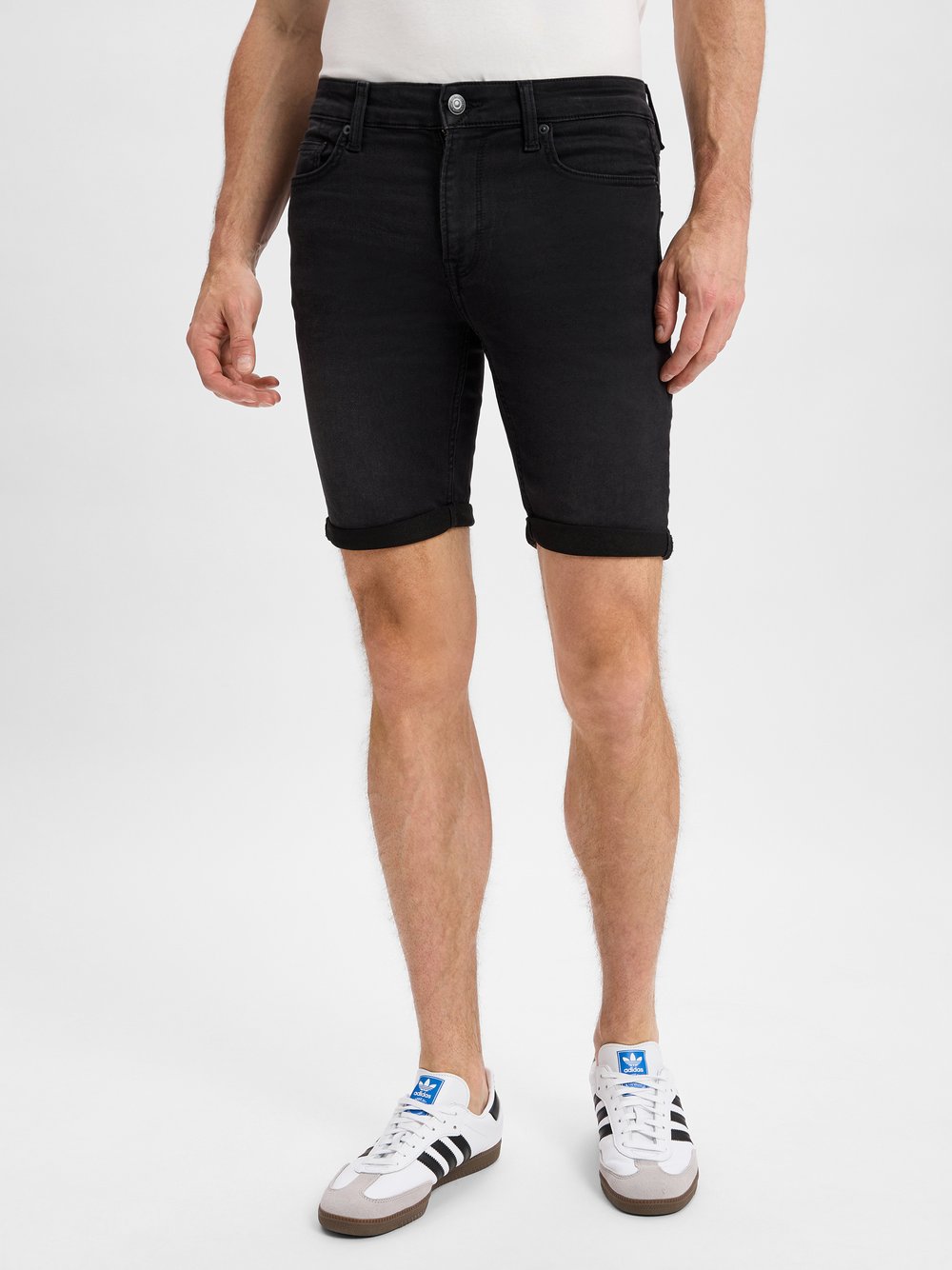 Only&Sons Shorts Herren Baumwolle schwarz, XL