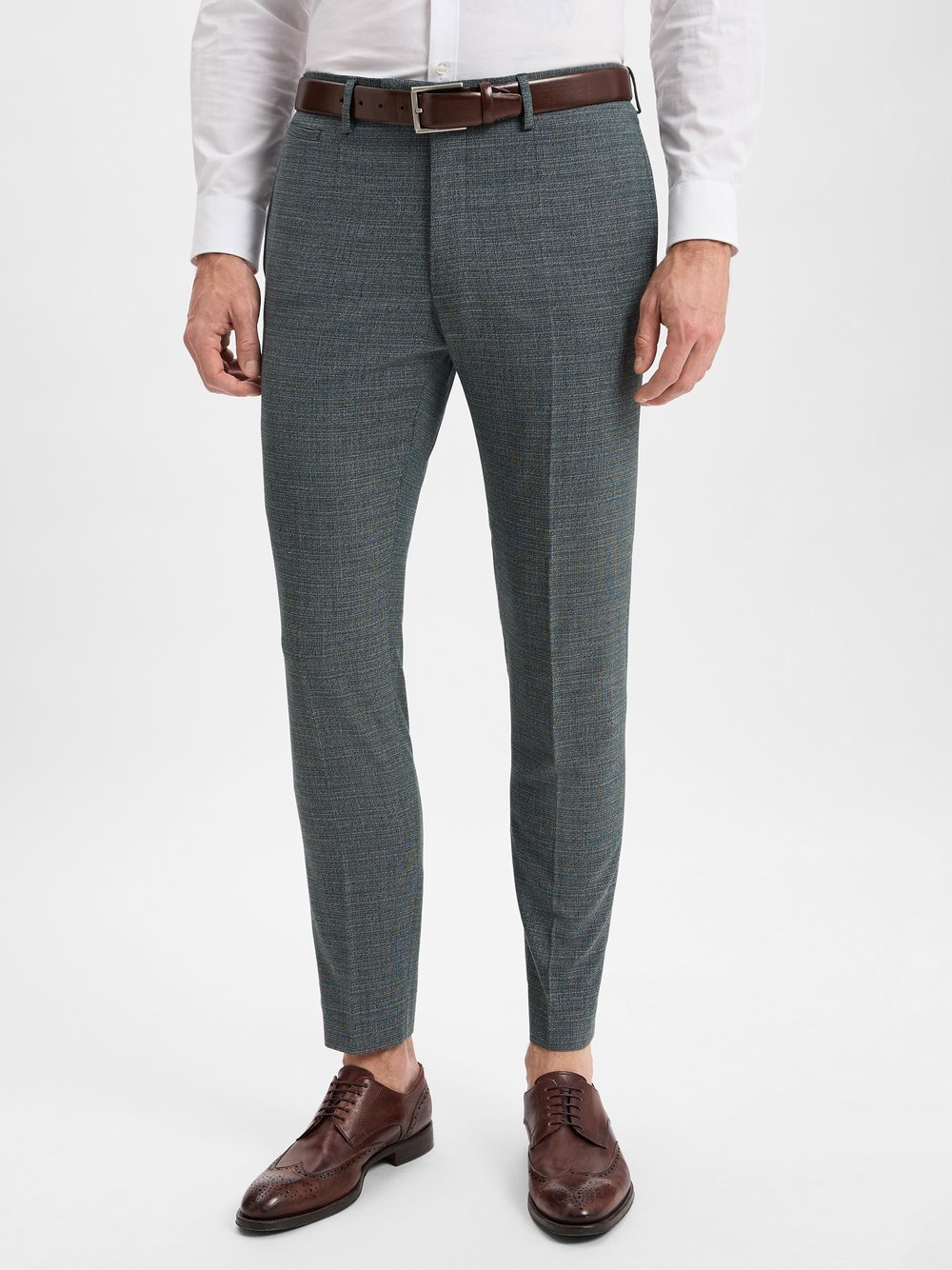 Thumbnail - Strellson Baukasten-Anzugshose Herren Slim Fit mehrfarbig meliert, 46