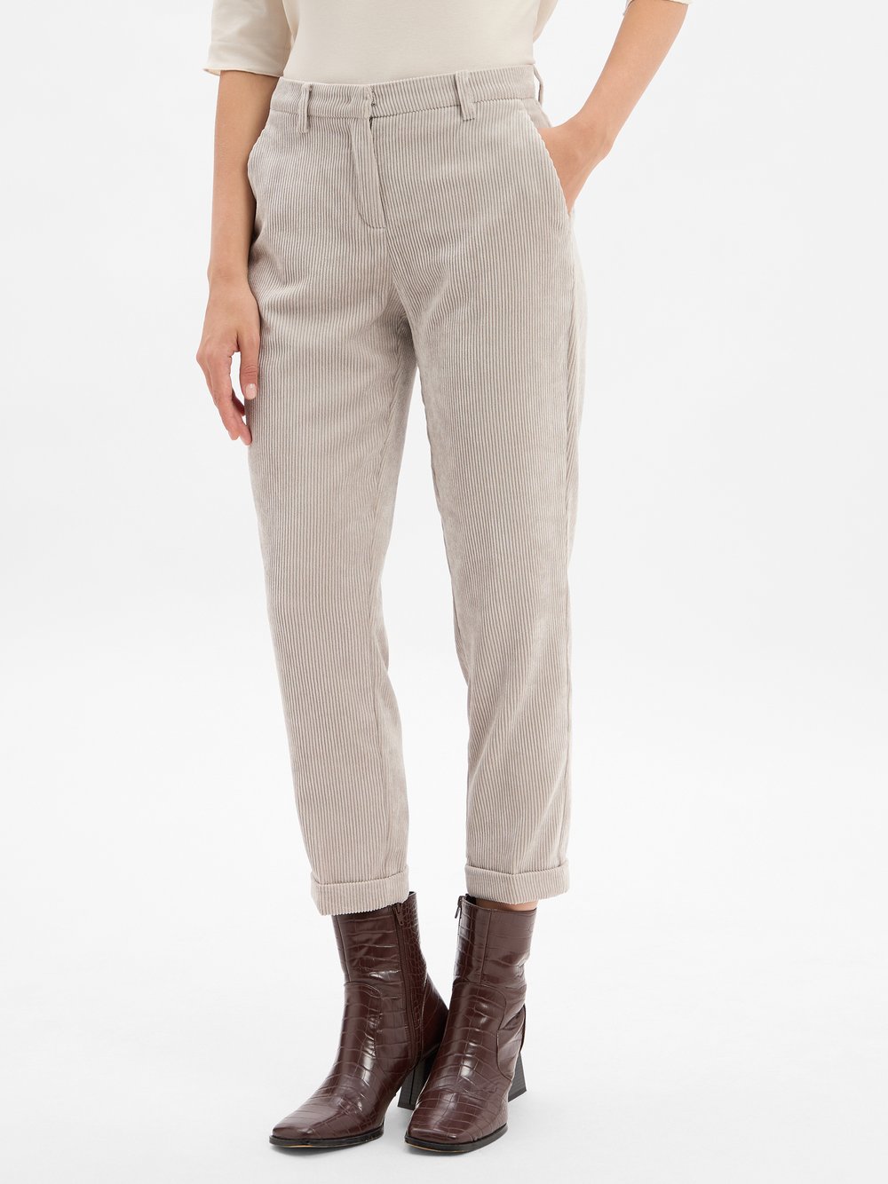 Thumbnail - Cambio Cordhose Damen beige, 40